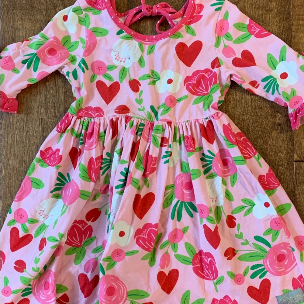 Girls Valentines dress